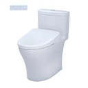 TOTO MW6464726CEMFGNA#01 1Pc Aquia Iv W/ Washlet+ S7 &Autoflush (0.9 & 1.28 Gpf)
