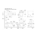TOTO MW7763446CSG#01 Drake Rh W Washlet S5 1.6GPF