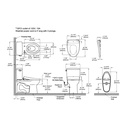 TOTO MW7764726CEFGA#01 Drake Uh W/ Washlet+ S7 & Autoflush (1.28 Gpf)