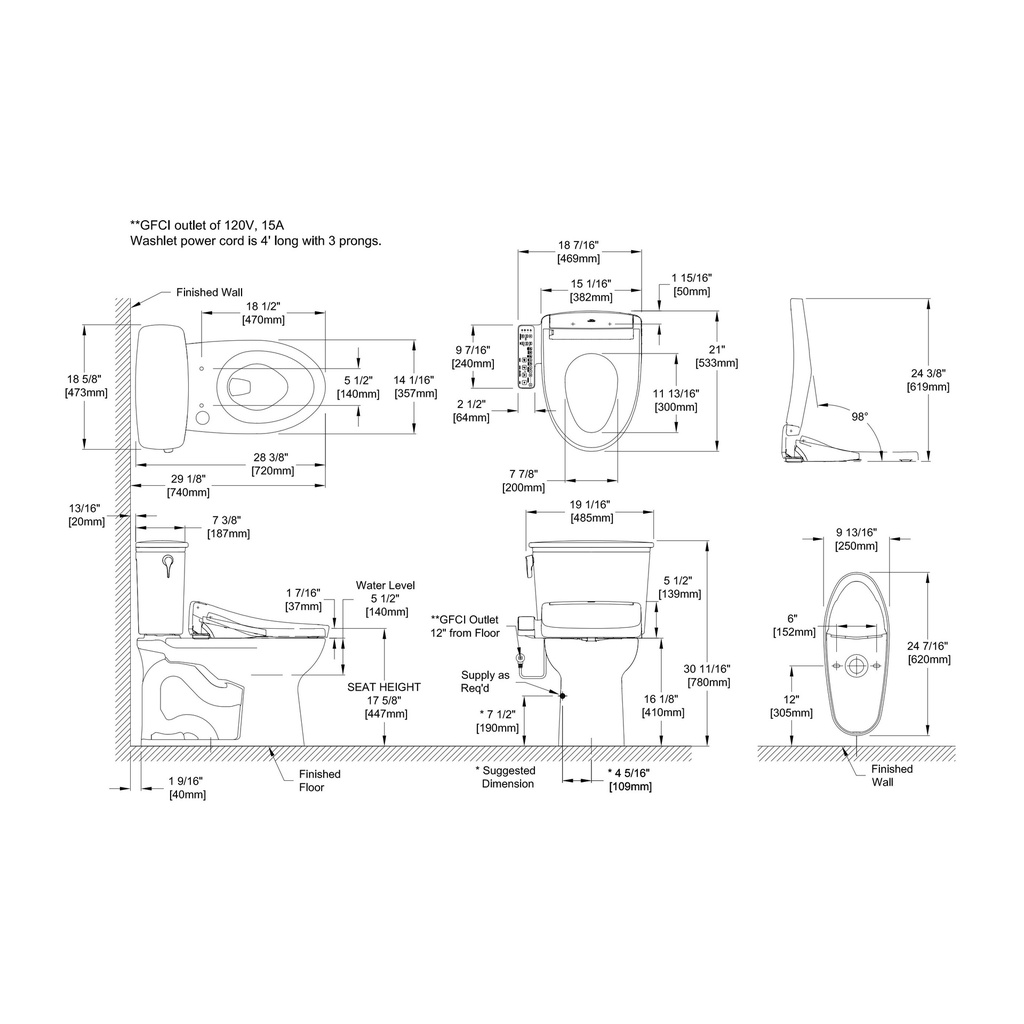 TOTO MW7863346CEFG.10#01 Drake Transitional W Washlet S