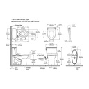 TOTO MW7864736CEFG#01 Drake Transitional Uh W/ Washlet+ S7A (1.28 Gpf)