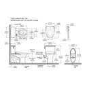 TOTO MW7864736CEFG.10#01 Drake 10" Transitional W/ Washlet+ S7A (1.28 Gpf)