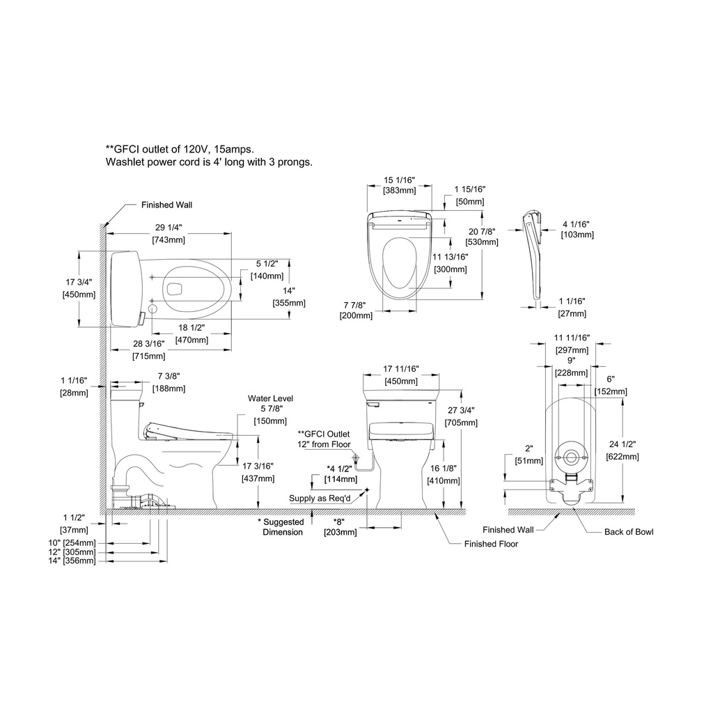 TOTO MW9644736CEFG#01 Soiree Uh One-Piece Toilet