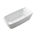 TOTO PJY1724PWEU#GW Flotation Freestanding Square Bathtub - Gloss White