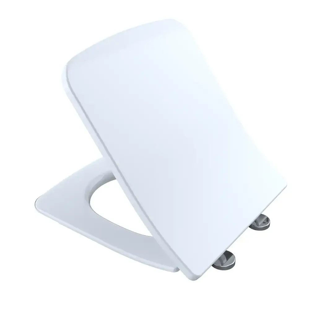 TOTO SS249R#01 Slim Square Softclose Seat Sp Cotton