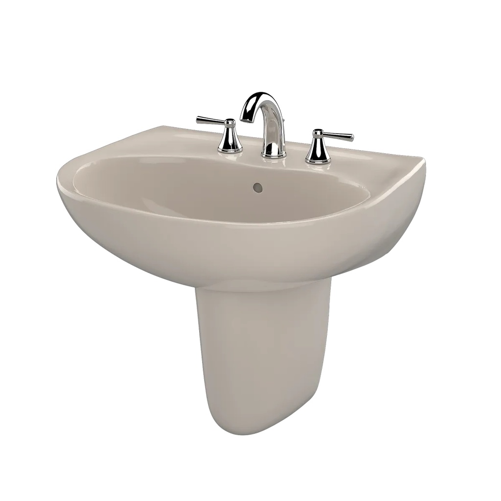 TOTO LHT241.8G#03 Supreme 8" Center Lav & Shrd W/ Cefiontect Glaze -Bone