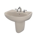 TOTO LHT241G#03 Supreme 1-Hole Lav & Shrd W/ Cefiontect Glaze -Bone