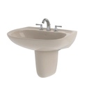 TOTO LHT242.8G#03 Prominence 8" Ctr Lav & Shrd W/ Cefiontect Glaze -Bone
