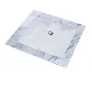 TOTO LT1535G#01 Rectangle Undercounter Lavatory 17 11/16 x 13 Inch Cotton White