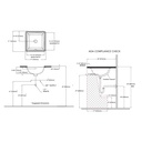TOTO LT491G#01 Connelly Uc Lavatory Lakewood   Cotton
