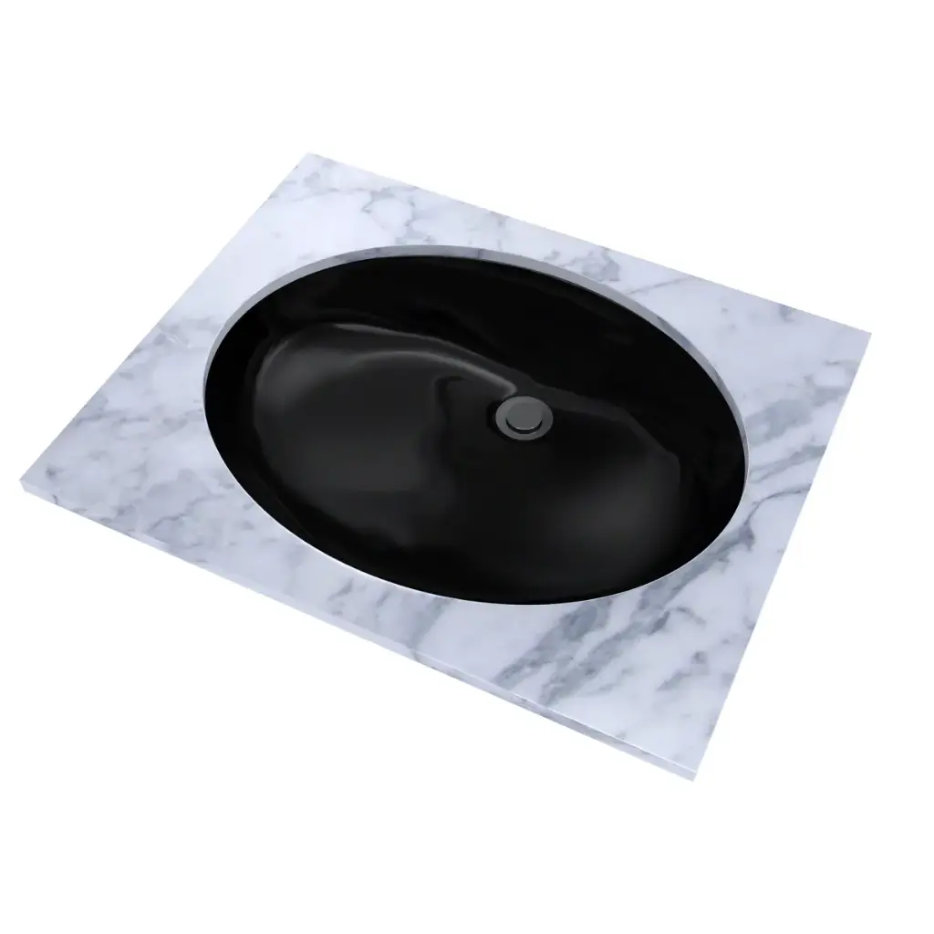 TOTO LT597#51 Dantesca Undercntr Lavatory Ebony