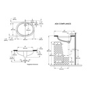 TOTO LT597G#01 Dantesca Undercntr Ct Lav Cotton