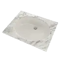 TOTO LT597G#11 Dantesca Undercntr Ct Lav Colonial White