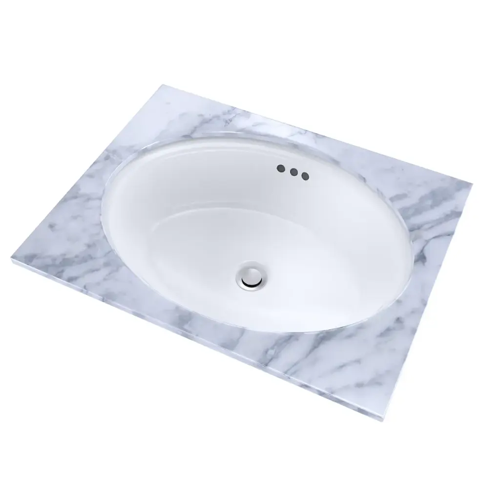 TOTO LT643#01 Dartmouth Undercounter Lav 16.75"X12.5" Cotton White