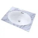 TOTO LT643#01 Dartmouth Undercounter Lav 16.75"X12.5" Cotton White