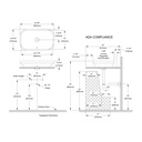 TOTO LT733#MDR Rectangular Vessel Lavatory