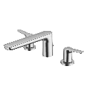 TOTO TBG03201U#CP Trim,Roman Tub Filler,Gs (3H) Chrome Plated W/O Hs