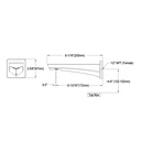 TOTO TBG07001U#PN Tub Spout-Ge