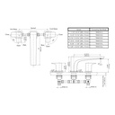 TOTO TBG07201U#CP Trim, Roman Tub Filler, Ge(3H) Chrome Plated W/O Hs
