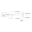 TOTO TBG09001U#BN Tub Spout-Gm