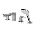 TOTO TBG10202U#CP Trim,Roman Tub Filler,Gb (4H) Chrome Plated W/O Hs