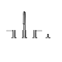 TOTO TBG11202UA#CP Trim,Roman Tub Filler,Gf (4H)Chrome Plated W/O Hs