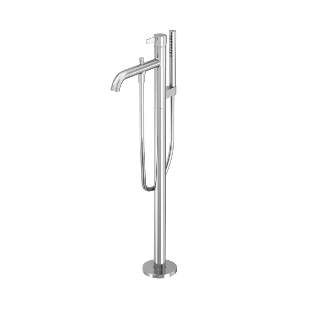 TOTO TBG11306U#CP Freestanding Bathroom Tub Filler with COMFORT GLIDE and COMFORT WAVE Polished Chromel