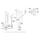 TOTO TBG11306U#CP Freestanding Bathroom Tub Filler with COMFORT GLIDE and COMFORT WAVE Polished Chromel