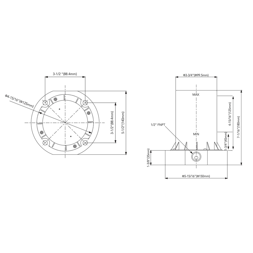TOTO TBN01105U Freestanding Tub,Base,Global 