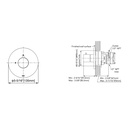 TOTO TBV01101U#BN Vol Ctrl Trim,G,Round Brushed Nickel