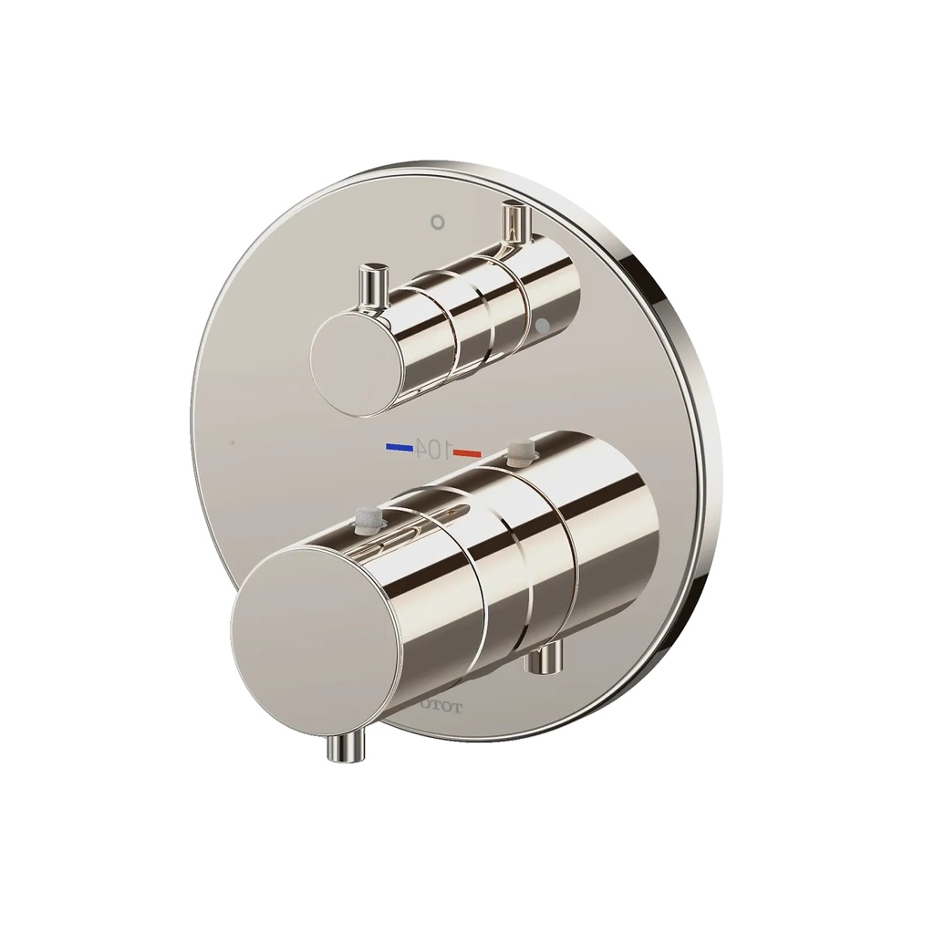 TOTO TBV01407U#PN Thermo Vol Ctrl Valve,G,Round Polished Nickel