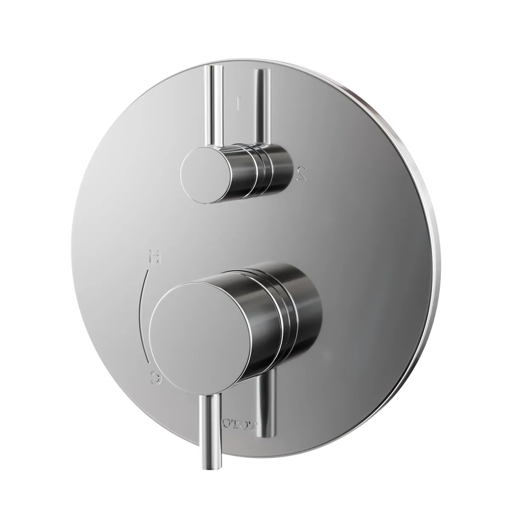 TOTO TBV01802U#CP Trim Round For Pbv W/Div Polished Chrome