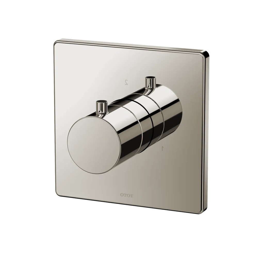 TOTO TBV02103U#PN 2Way Div Trim W/O Off,G,Square Polished Nickel