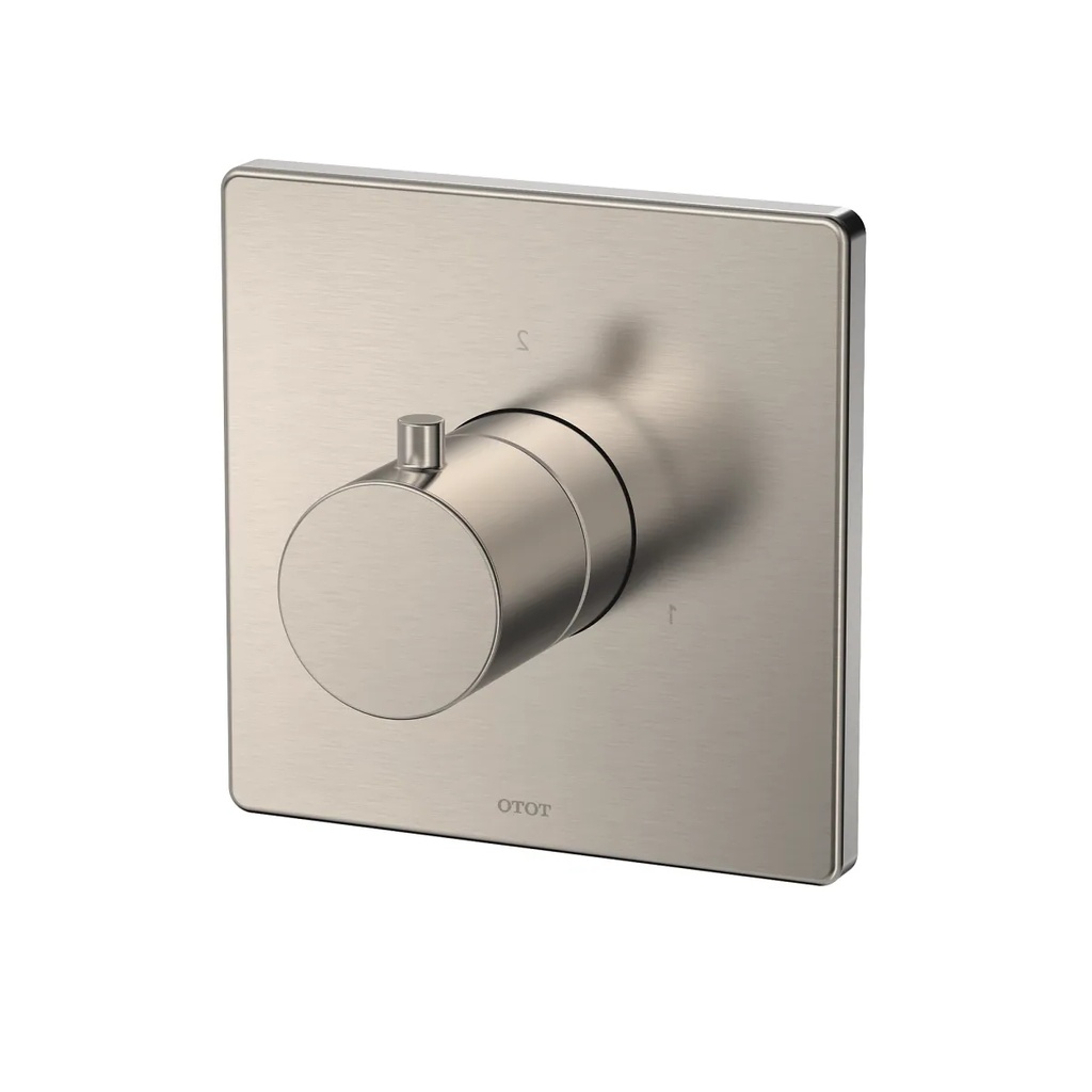 TOTO TBV02104U#BN 3Way Div Trim W/O Off,G,Square Brushed Nickel