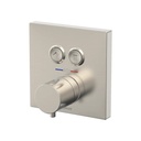 TOTO TBV02406U#BN Thermo 2Way Push Button Valve Brushed Nickel W/ Shut Off