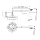 TOTO TBW01003U4#MBL Sh 8.5" 1 Mode 1.75Gpm G Rd
