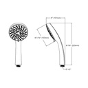 TOTO TBW01020U4#CP Hs,5 Mode,1.75Gpm,L,Modern Chrome Plated