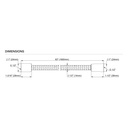 TOTO TBW01026U#CP Shower Hose Metal 63"