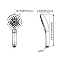 TOTO TBW01035U4#CP Hs 3 Mode W/Mist 1.75 G Round