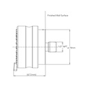 TOTO TBW07017U#CP Body Spray (Round) 1.5Gpm