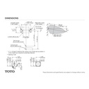 TOTO TET3GBIA#SS Iot Efv Concealed Toilet 1.6G
