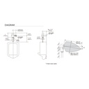 TOTO TEU1GAIA12#CP Iot Efv Exposed Urinal 1.0G