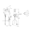 TOTO TL363SD12R#CP Faucet Oberon-S Single Handle Short Lavatory 1.2Gpm