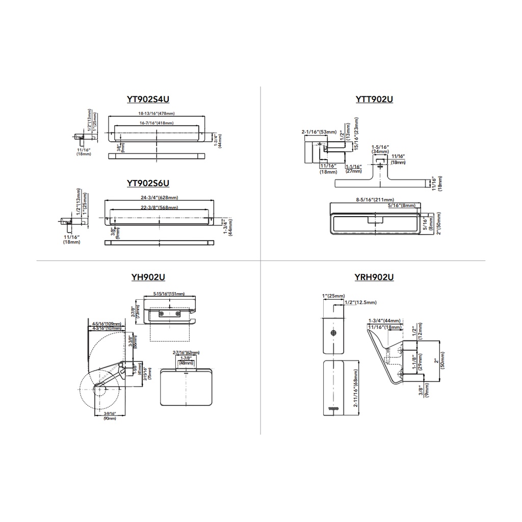 TOTO YH902U#CP Paper Holder,Series G(Round) Chrome