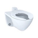TOTO CT708UVG Commercial Flushometer Ultra-High Efficiency Toilet Cotton CeFiONtect