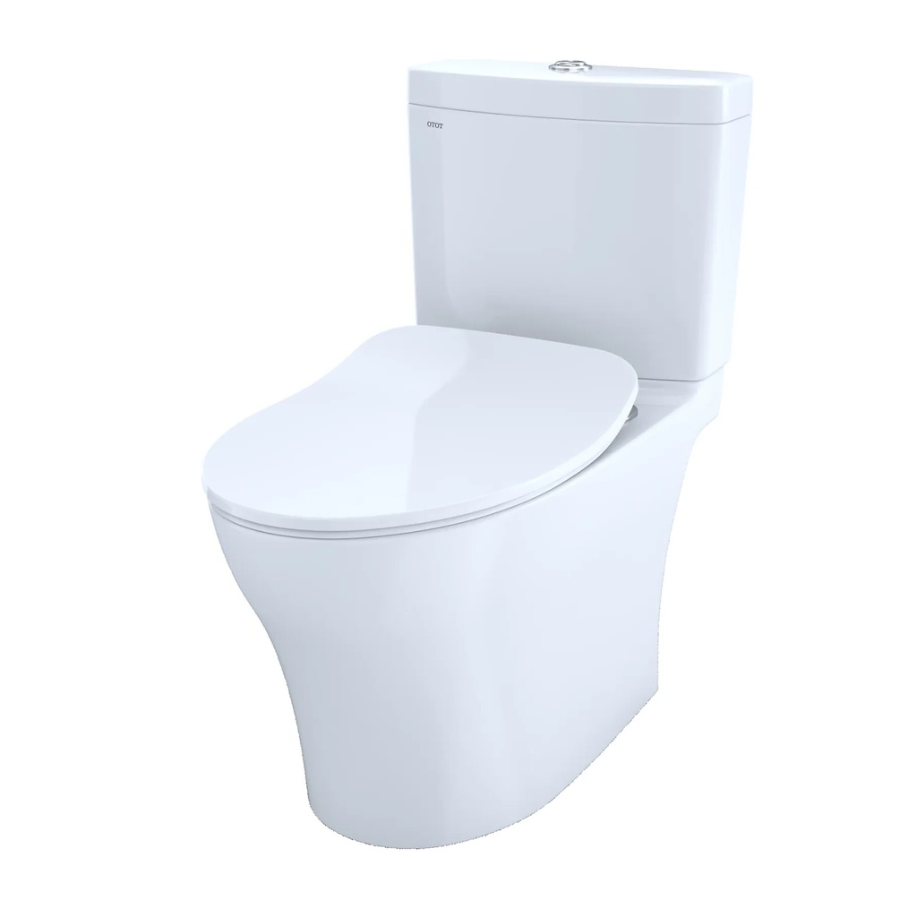 TOTO MS446234CEMGN#01 Aquia IV Two Piece Elongated Tornado Flush Toilet Cotton