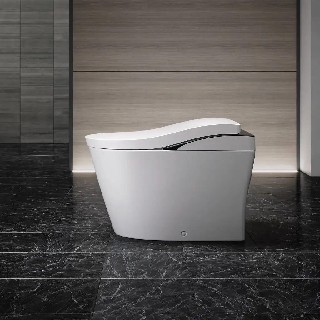 TOTO MS8732CUMFG#01N Neorest Ls Integrated Smart Toilet Cotton With Nickel Trim