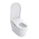 TOTO MS8732CUMFG#01B Neorest Ls Integrated Smart Toilet Cotton With Black Trim
