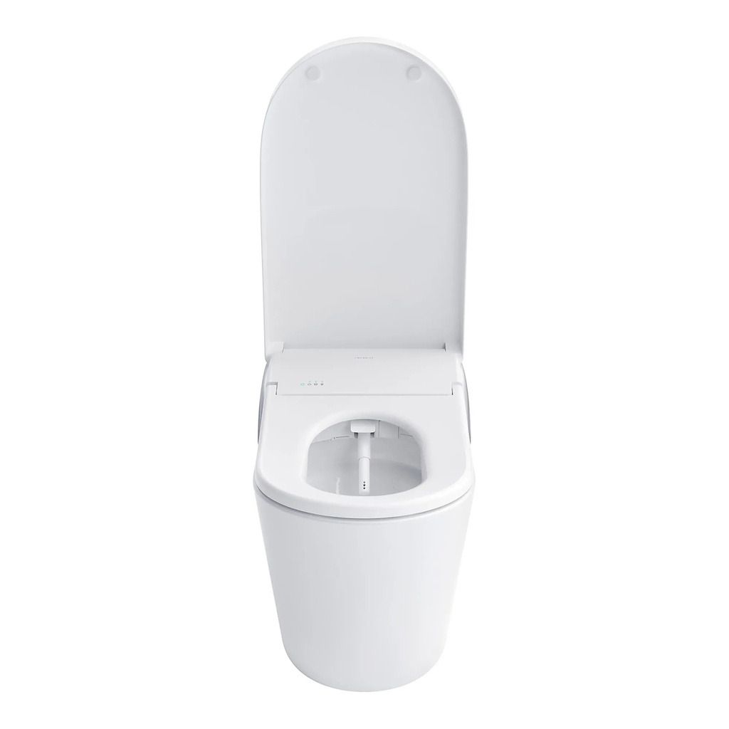 TOTO MS8732CUMFG#01B Neorest Ls Integrated Smart Toilet Cotton With Black Trim