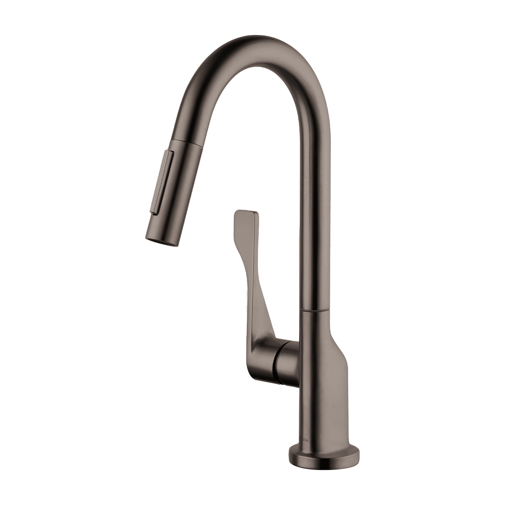 Hansgrohe 39836341 Axor Citterio Prep Kitchen Faucet Brushed Black Chrome